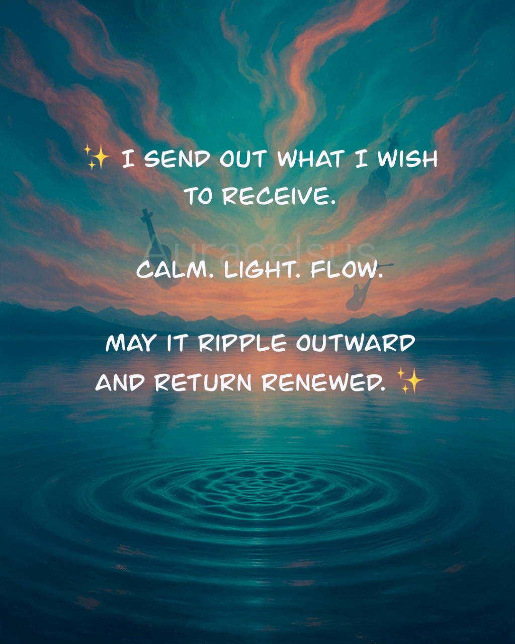 Affirmation accompanies Intention and&nbsp;Resonance