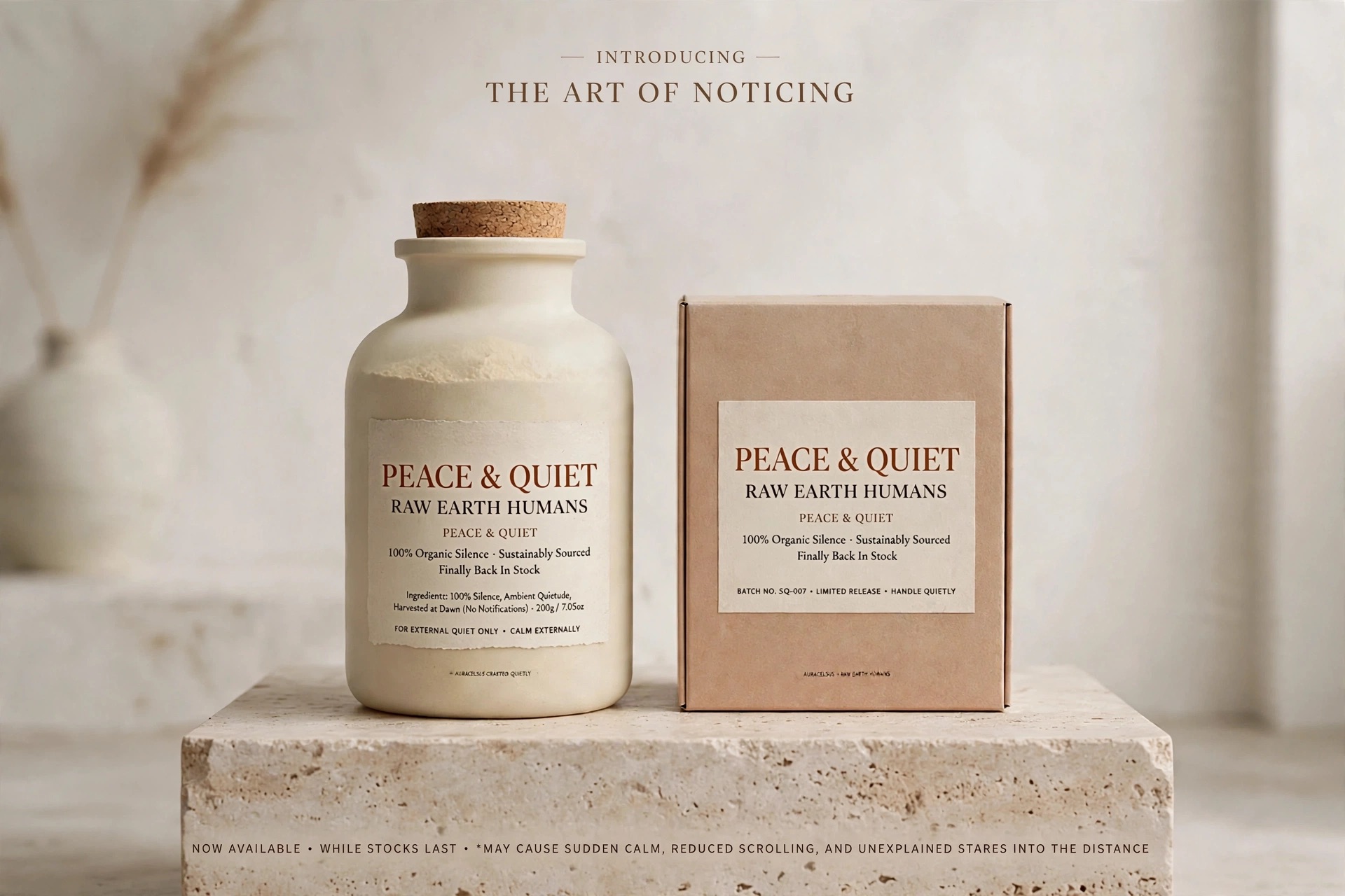 New Product Release 1 art of Noticing Peace and Quiet™